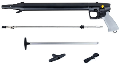 Tube for breathing, diving, spearfishing, isolate on a white background.