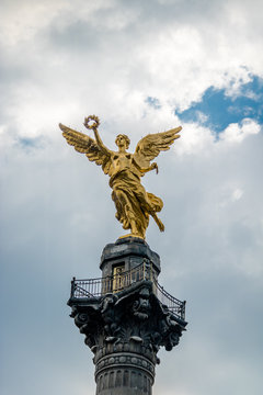 Detail of Angel of Independence Monument - Mexico City, Mexico