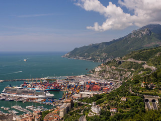Fototapeta na wymiar Salerno & Amalfi Coast