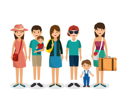 summer vacations holiday poster vector illustration design