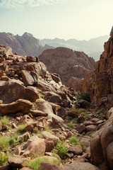 beautiful views of Mount Sinai in Egypt