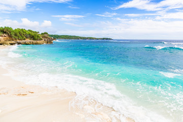 Fototapeta na wymiar Tropical beach and ocean in Bali