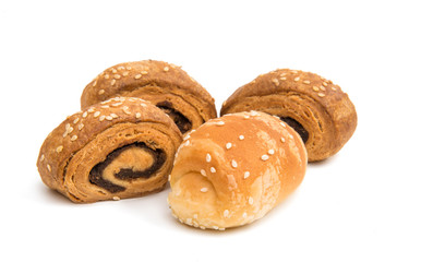 cookies sprinkled with sesame seeds