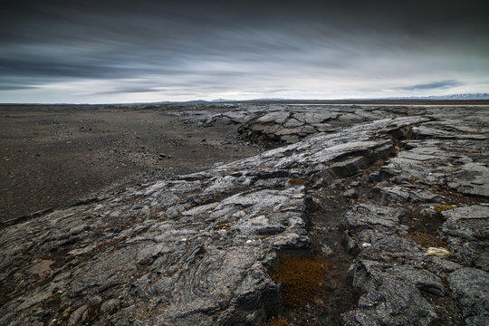 Lava fields in the north western higlands, Iceland