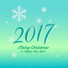 Merry Christmas and Happy New Year Vector Graphics