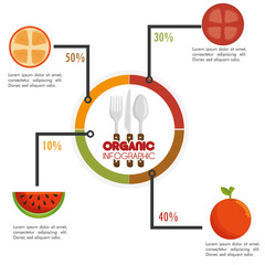 nutrition food infographic icons vector illustration eps 10