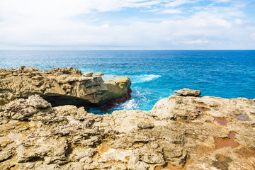 Rocks and ocean in Bali