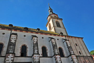 Fototapeta na wymiar Andlau - chiesa di Saint-Pierre-et-Saint-Paul, France, Alsazia