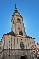 Fototapeta na wymiar Andlau - chiesa di Saint-Pierre-et-Saint-Paul, France, Alsazia