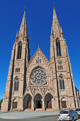Obraz premium Le chiese di Strasburgo - Strasbourg, France, Alsazia