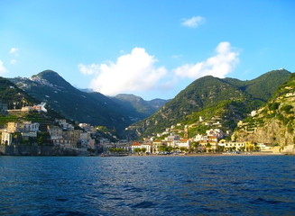 Fototapeta na wymiar views of the Amalfi Coast, Positano, Ravello, Maiori, Amalfi. Italy