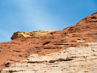 Fototapeta premium Red stripes of Aztec Sandstone
