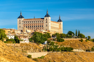 Fototapeta na wymiar The Alcazar of Toledo, UNESCO heritage site in Spain