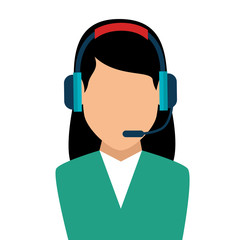 call center customer service vector illustration design