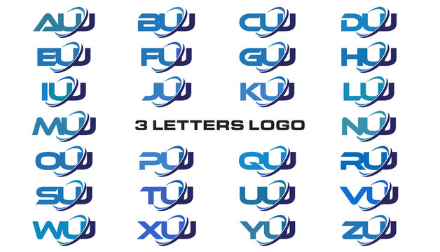 3 letters modern generic swoosh logo AUJ, BUJ, CUJ, DUJ, EUJ, FUJ, GUJ, HUJ, IUJ, JUJ, KUJ, LUJ, MUJ, NUJ, OUJ, PUJ, QUJ, RUJ, SUJ, TUJ, UUJ, VUJ, WUJ, XUJ, YUJ, ZUJ