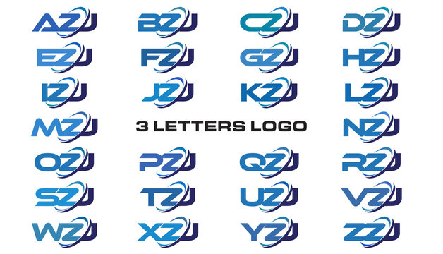 3 letters modern generic swoosh logo AZJ, BZJ, CZJ, DZJ, EZJ, FZJ, GZJ, HZJ, IZJ, JZJ, KZJ, LZJ, MZJ, NZJ, OZJ, PZJ, QZJ, RZJ, SZJ, TZJ, UZJ, VZJ, WZJ, XZJ, YZJ, ZZJ