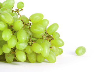 Green fresh ripe grape