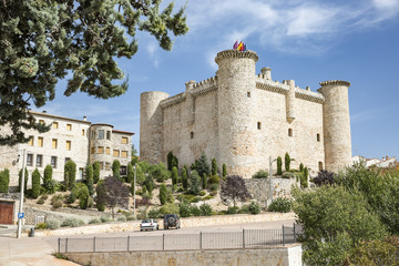 Fototapeta na wymiar ancient castle in Torija town, Guadalajara, Spain
