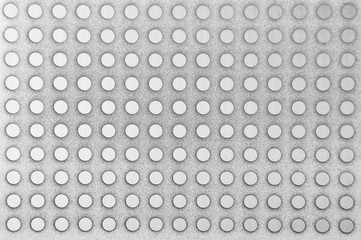 Steel perforated metallic background