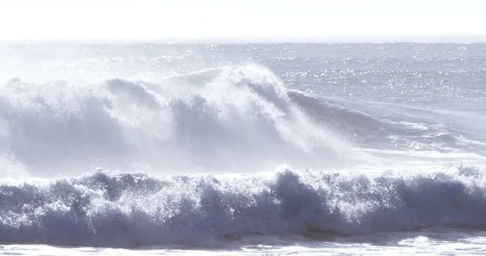 View of waves on seashore