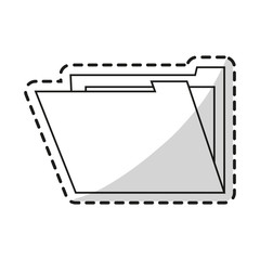 Fototapeta na wymiar File icon. Folder document data archive and storage theme. Isolated design. Vector illustration