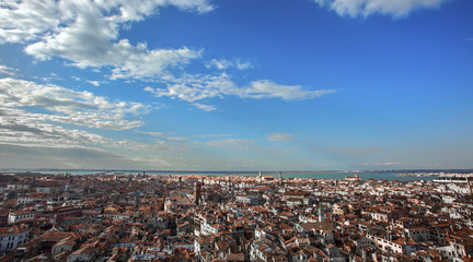 Veduta aerea di Venezia