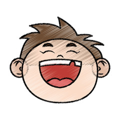 Kid cartoon icon. Childhood little people and person theme. Isolated design. Vector illustration