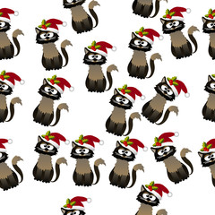 pattern with cute cats