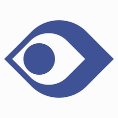 Abstract eye logo design