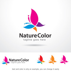 Nature Color Logo Template Design Vector 