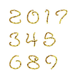 2017 new year number design