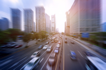 Shanghai urban roads, traffic