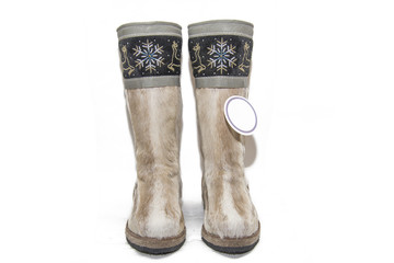 Unty - traditional footwear of the peoples of the far North.