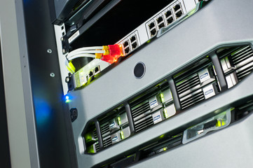 Network servers in data room Domestic Room