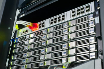 Network servers in data room Domestic Room