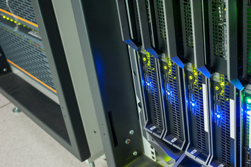 Network servers in data room Domestic Room
