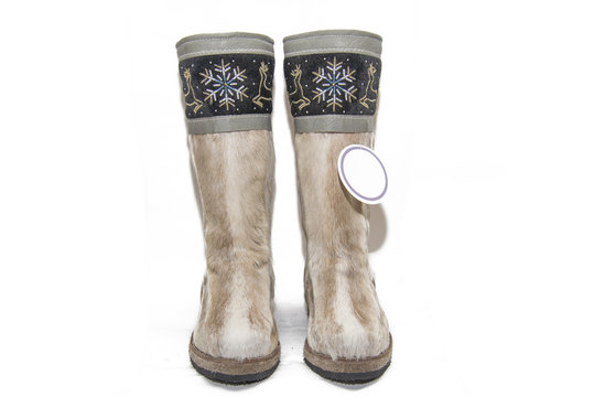 Unty - traditional footwear of the peoples of the far North.