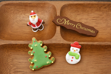 Sweets Santa Claus and Snowman