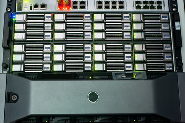 Network servers in data room Domestic Room