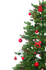  Christmas tree on white