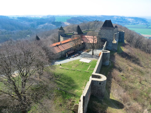 Helfstyn castle is one of the largest castles in terms of area in the Czech Republic. The Hefaiston - gathering and international competition of blacksmiths is held here every year.