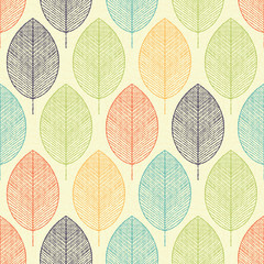 Ethnic floral seamless pattern