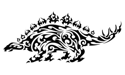 恐竜 ステゴサウルス トライバル