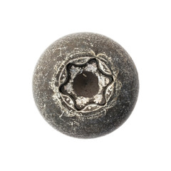 Rusty screw head