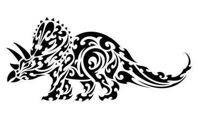 恐竜 トリケラトプス トライバル