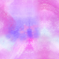 Watercolor seamless pattern, hand painted background, pink, blue, purple texture high resolution