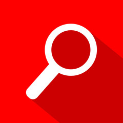 Flat style search icon