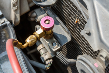 Car air conditioner check