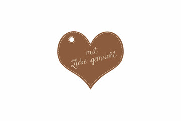 Etikett - mit Liebe gemacht