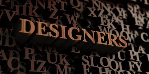 Designers - Wooden 3D rendered letters/message.  Can be used for an online banner ad or a print postcard.